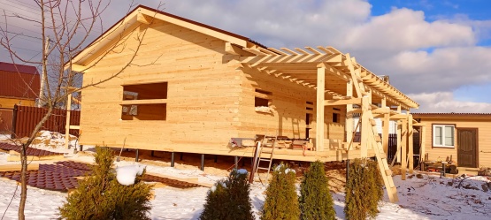 Дом из профилированного бруса 9*11, д. Дядьково