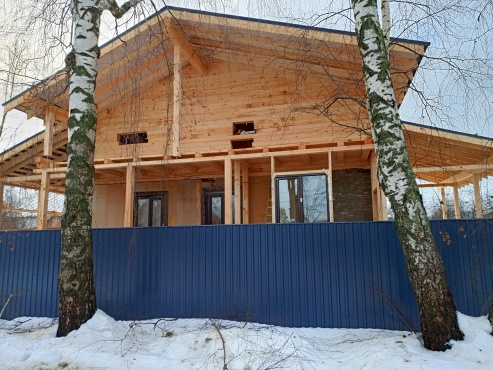 Второй этаж дома 10*8 Воровского